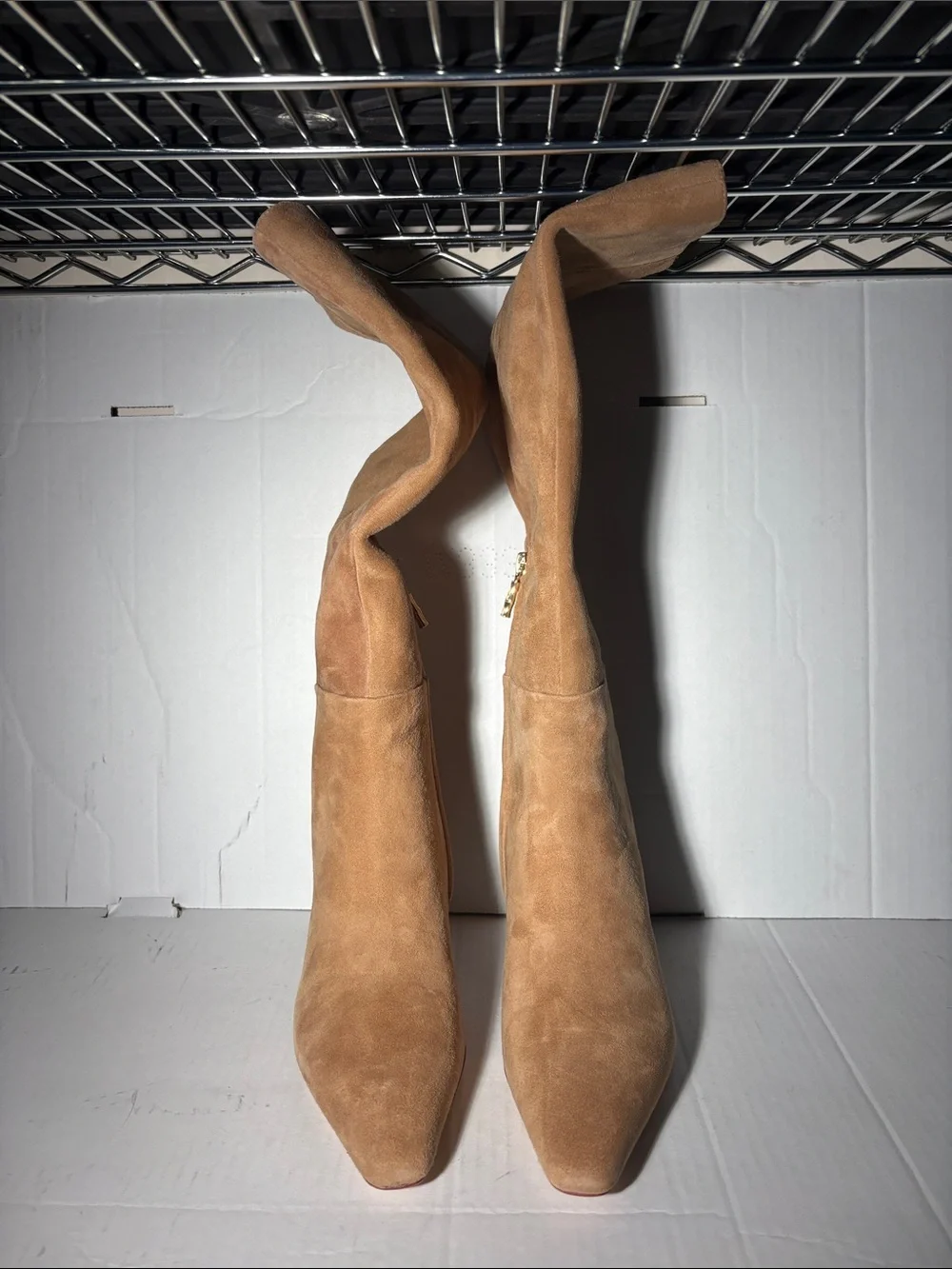 J. McLaughlin Women's Eden Suede Boots Sand Size 8